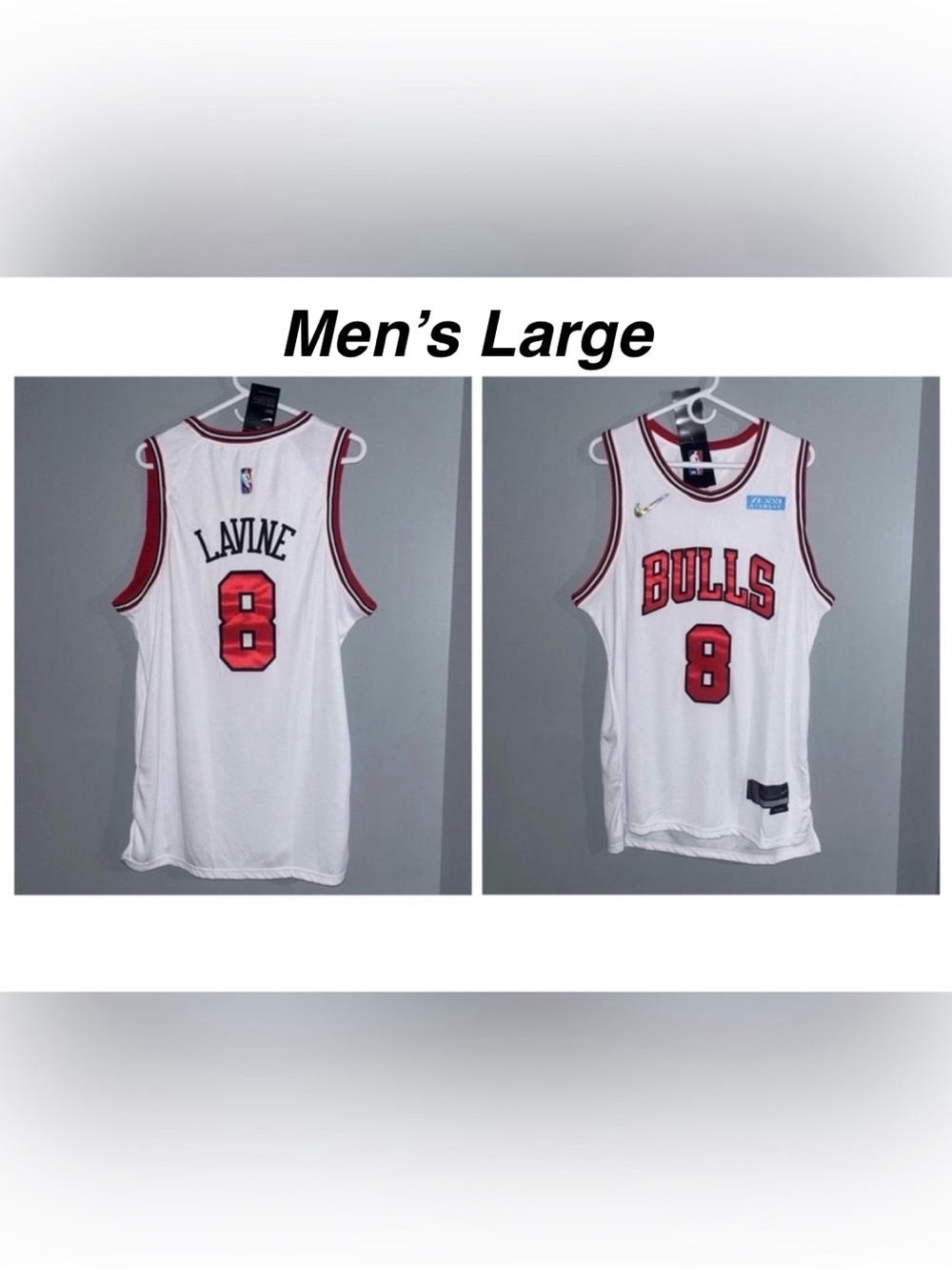 Nike NBA Diamond Icon Edition Chicago Bulls 75th Anniversary Zach Lavine Jersey